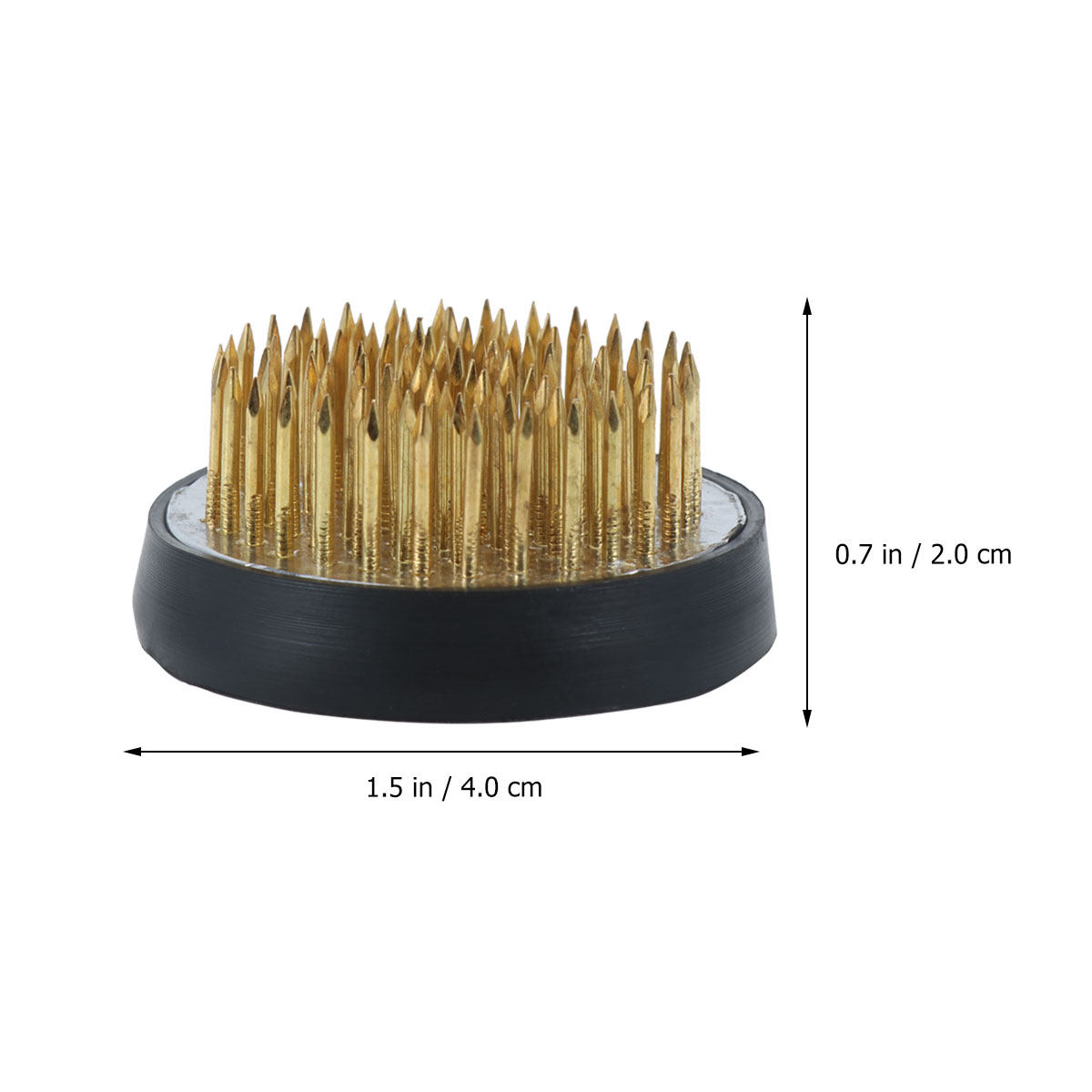 4 cm gouden koperen bloemenste - Flower Frog Pin recensie en prijs