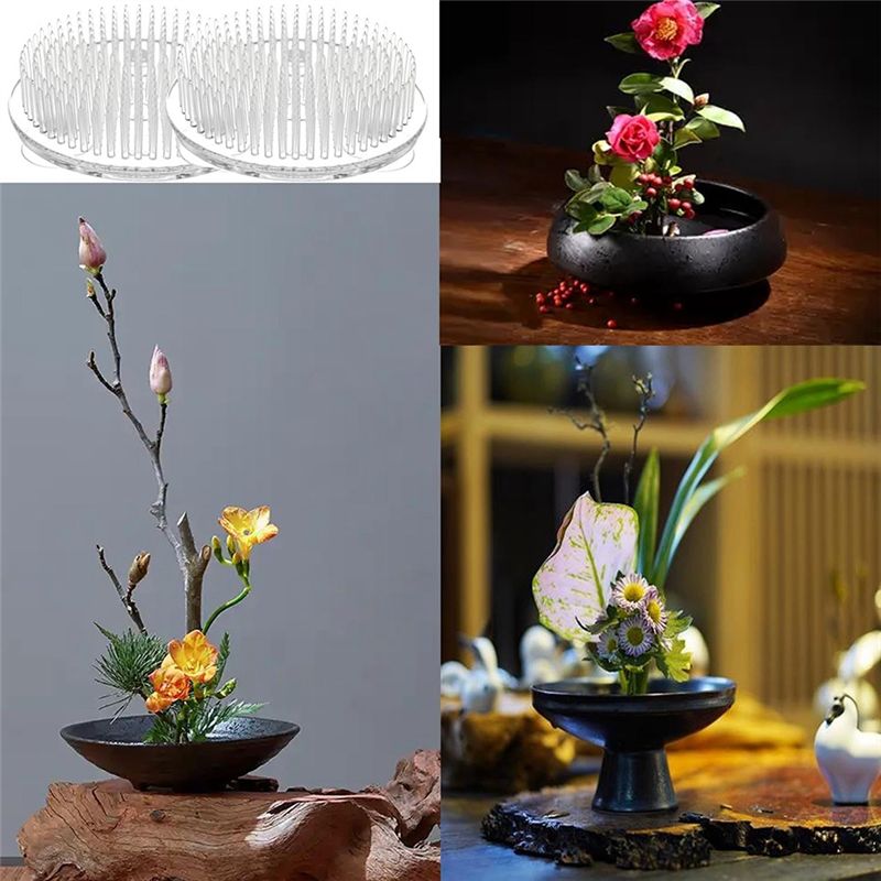Set van 12 doorzichtige plasti - Flower Frog Pin recensie en prijs