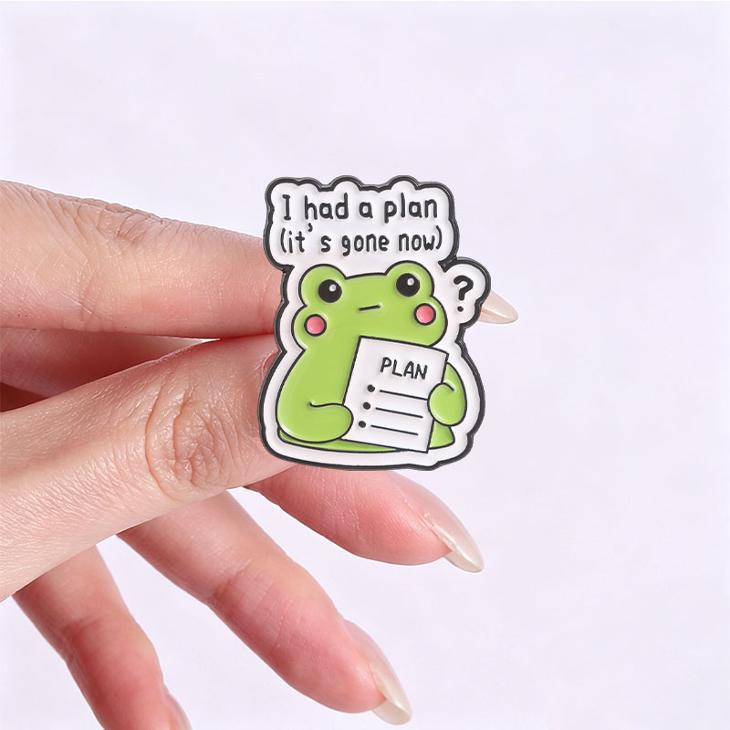 Schattige muziek-kikker emaill - Flower Frog Pin recensie en prijs