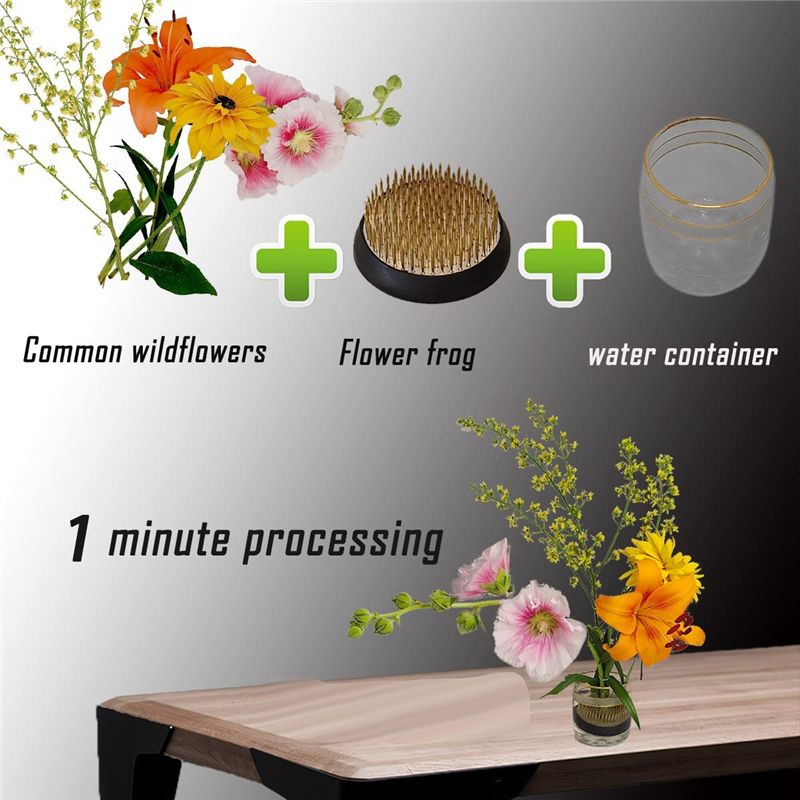 【Uitverkoop】3 stuks bloemkikke - Flower Frog Pin recensie en prijs